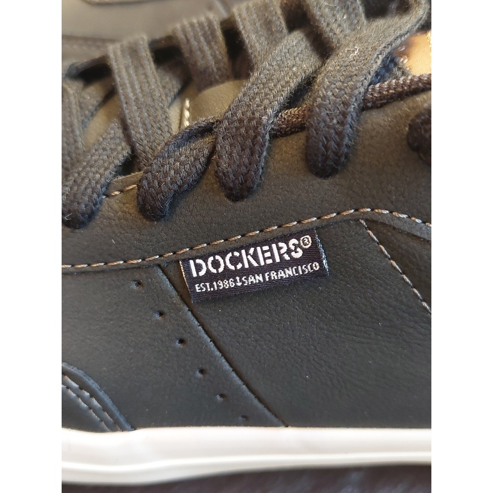 Dockers Men's Marco Synthetic Leather Casual Lace Up Sneakers Black Size 8 $55 - Picture 7 of 9